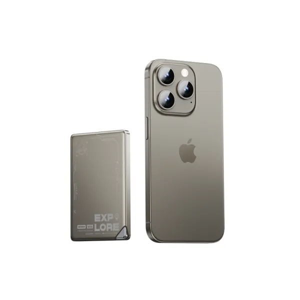 Доп. АКБ WIWU Ultra-Thin MagSafe 5000mAh Titan Aloy